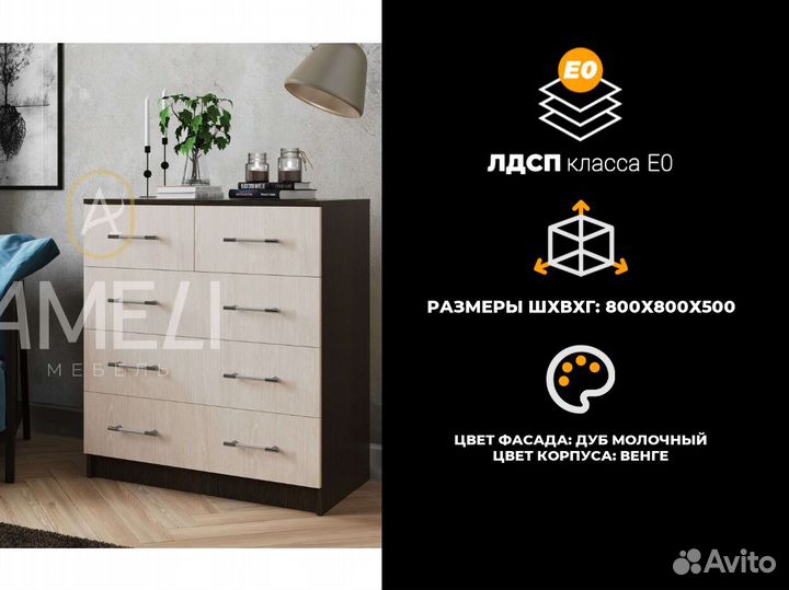 Комод белый в стиле икеа