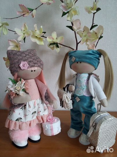Интерьерные куклы ручной работы
