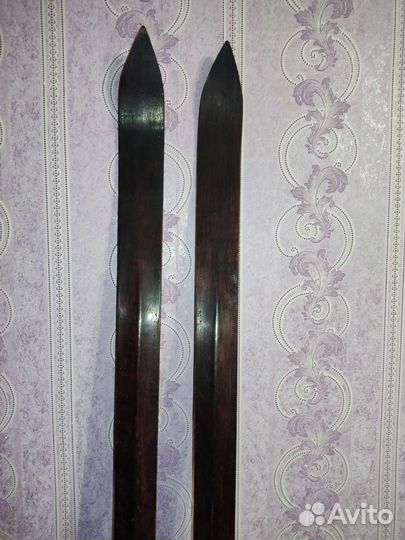 Лыжи винтажные