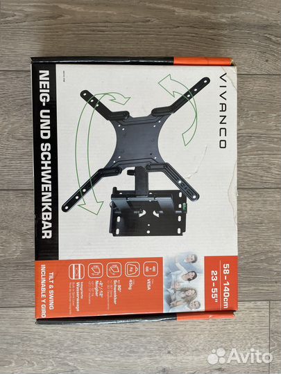 Кронштейн Vivanco для телевизора новый