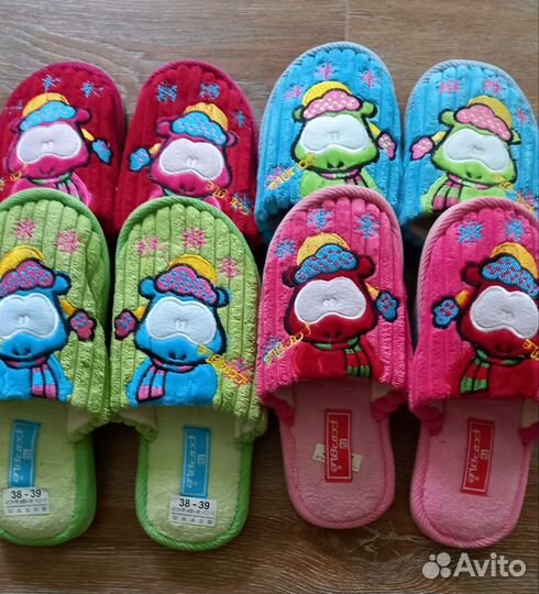 Женские и детские тапочки