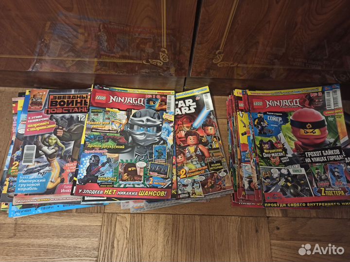 Журнал lego, ниндяго, Бэтман, звёздные воины, сити