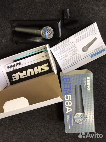 Микрофон shure beta 58a