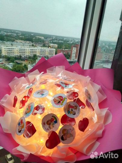 Букеты светящиеся с ароматом
