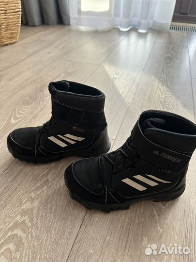 Adidas terrex детские зимние сапоги