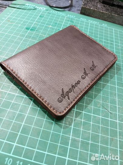 Обложка для автодокументов натуральная кожа