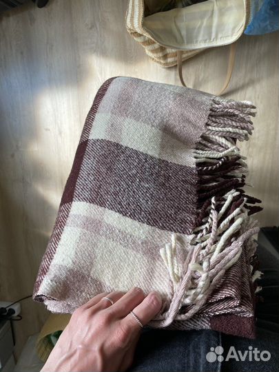 Плед шерстяной