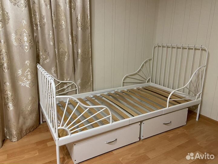 Детская кровать IKEA раздвижная