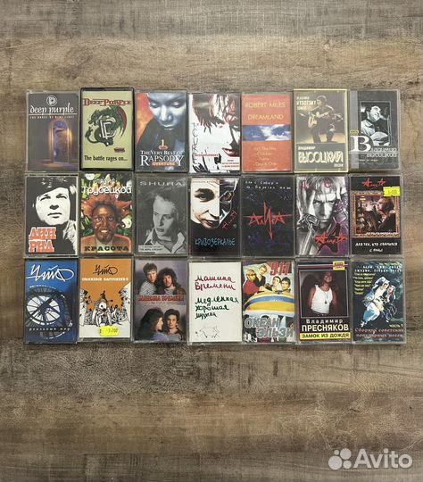 Аудиокассеты Русский Зарубежный Рок Панк Рэп