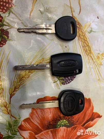Ключи зажигания с чипом