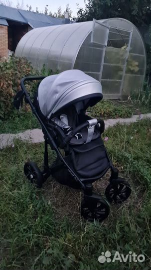 Коляска 3 в 1 Tutis Mimi Style Luxury, Silver