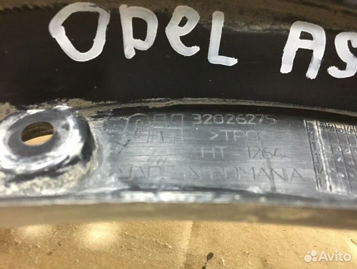 Брызговик задний левый Opel Astra J хетчбек