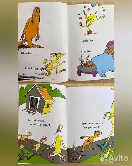 Dr. Seuss /Доктор Сьюз Сборник о частях тела для д