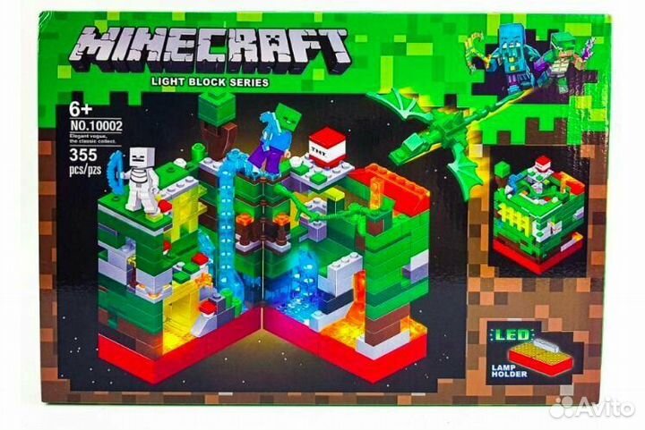 Конструктор Майнкрафт нападение на зеленую луну