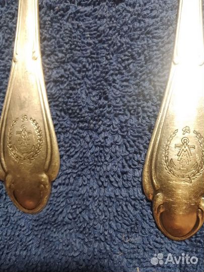 Министерство Морского Флота Столовые ложки.Якорь