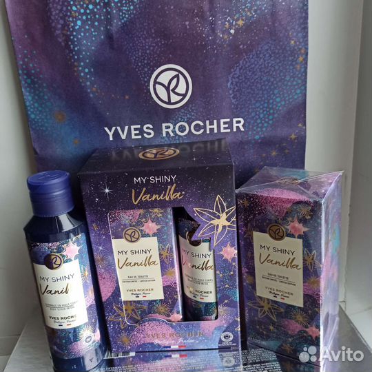 My Shiny Wanilla набор и свеча от Ив Роше