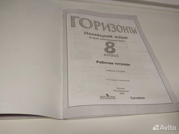 Немецкий язык Horizonte 8 класс