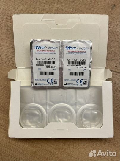 Линзы контактные airway acuos и iwear oxygen