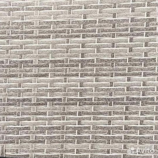 Комплект плетеной мебели YR821G Grey-Grey. Ротанг