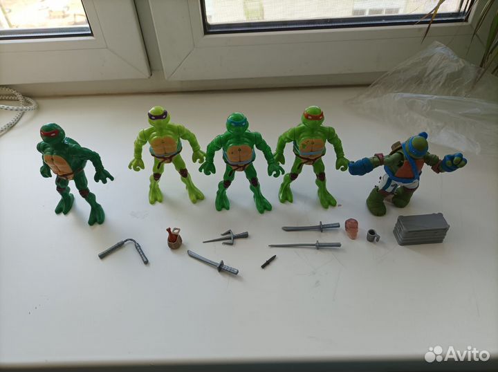 Набор детских игрушек.Черепашки ниндзя