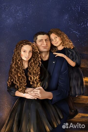 Арт портрет, дизайн