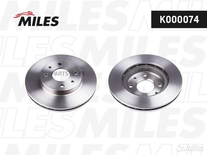 Miles K000074 Диск тормозной LADA 2110/2111/2112 п