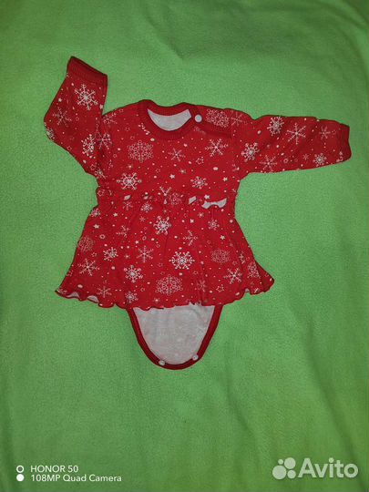 Платье боди для девочки