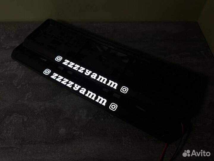 LED рамка номера с вашим дизайном