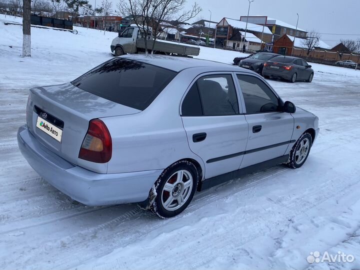 Hyundai Accent 1.5 МТ, 2005, 258 777 км