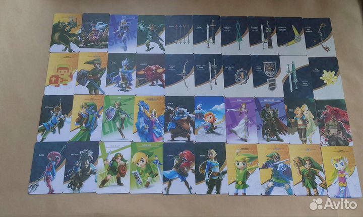 Amiibo карточки для Zelda Tears Of The Kingdom
