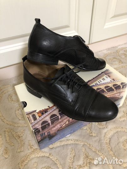 Ботинки девушке нат. Кожа