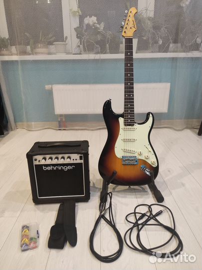 Электро гитара с комбиком