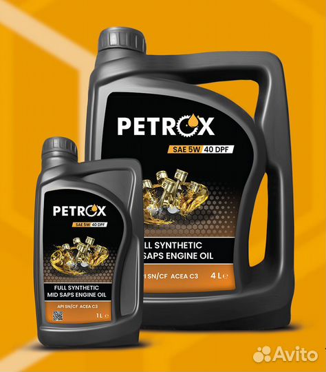 Моторное масло petrox SAE 5W30, 5W40