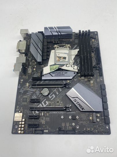 Материнская плата strix h370-f gaming