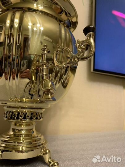 Самовар угольный антикварный в люксе