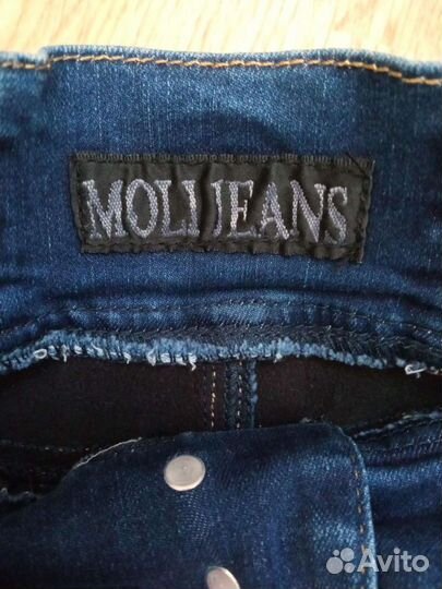 Джинсы новые зимние 3-4 года