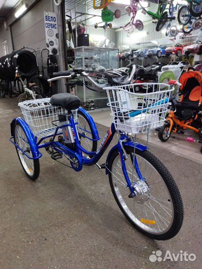 Электровелосипед 3-х колёсные