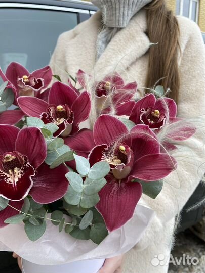 Орхидеи, феленопсис, цимбидиум, букет