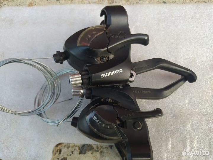 Манетки shimano 3х6 скоростей