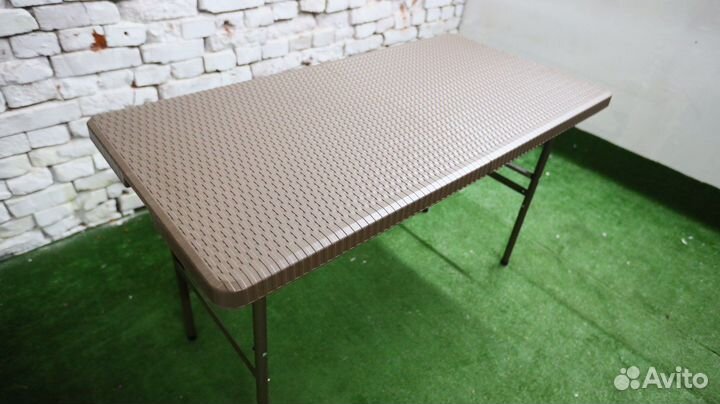 Стол складной для пикника 60*120 см ротанг