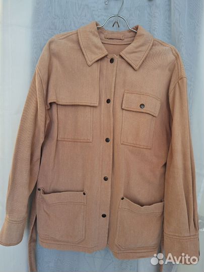 Жакет женский 54 р рост 170-180 джинса розовый