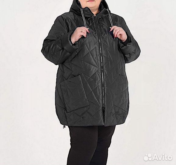 Куртка утепленная женская большой размер