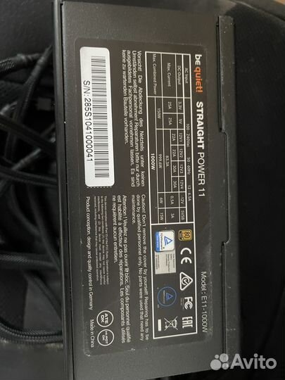 Блок питания Be Quiet straight power gold 1000 W