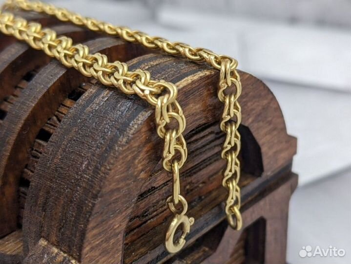Золотой браслет 750 пробы, массой 6,8 грамма (18,5