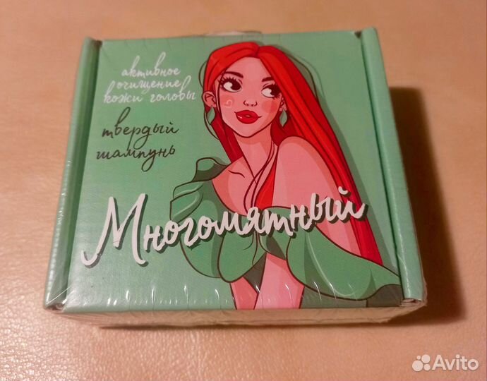 Meela meelo мятный шампунь твёрдый