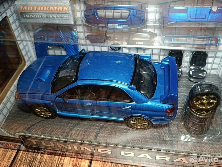 Subaru Impreza WRX STI Tuning Garage Motormax 1:24