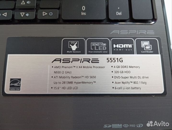 Acer aspire 5551G