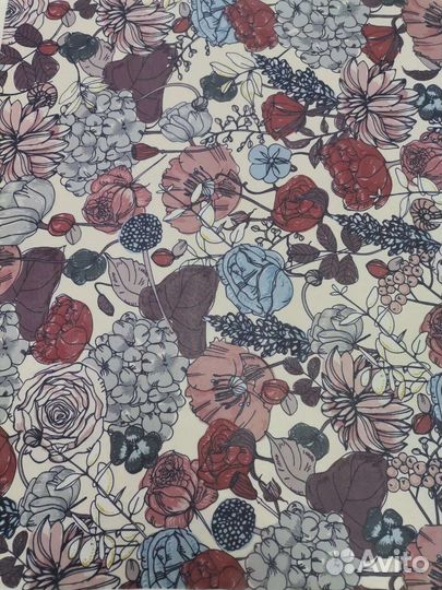 Ткань Шифон с принтом