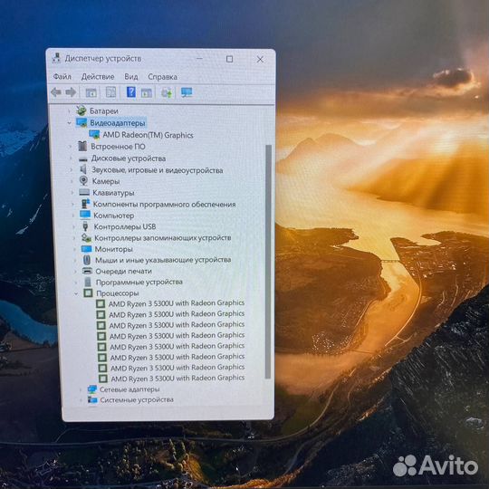 Ноутбук HP Ryzen 3 5300, 8Gb - рассрочка