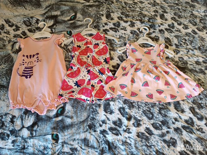 Вещи пакетом на девочку 68 см